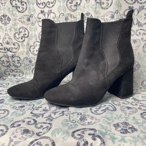 H&M Jardin Estrange Divide Boots Womens Size‎ 7 Black